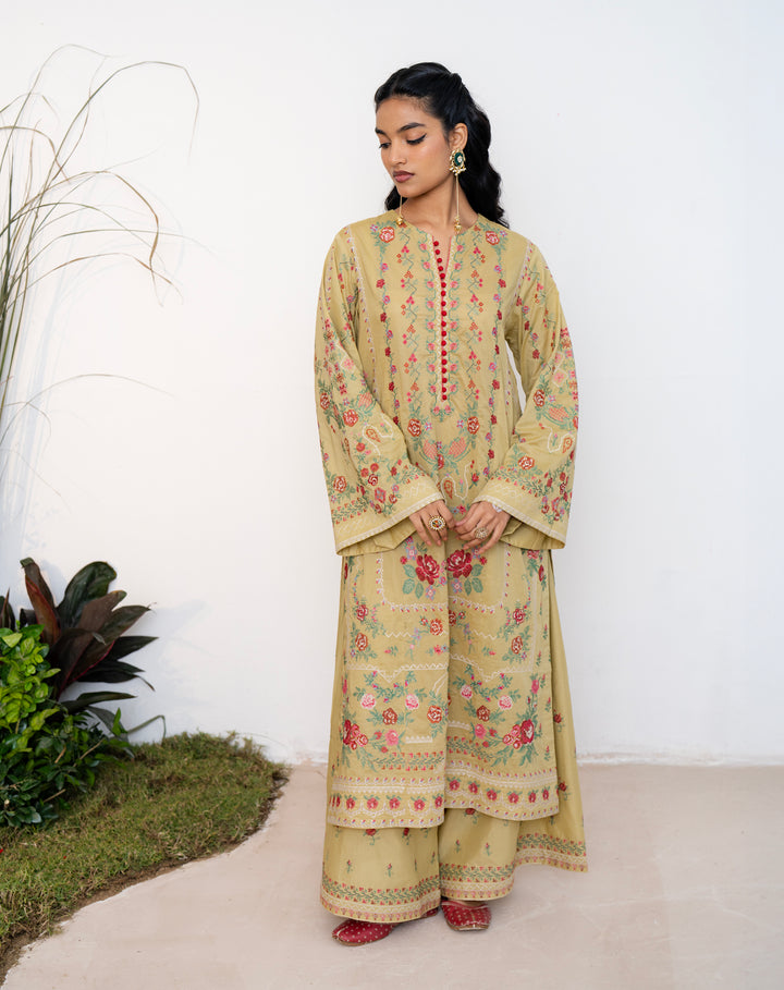 Basanti Phool Lawn Set