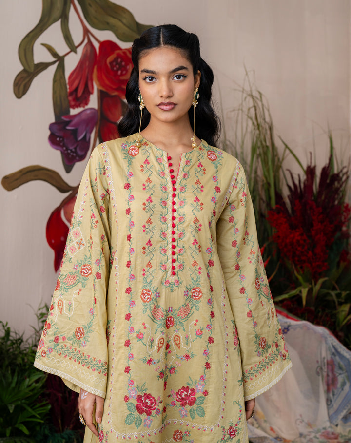 Basanti Phool Lawn Set