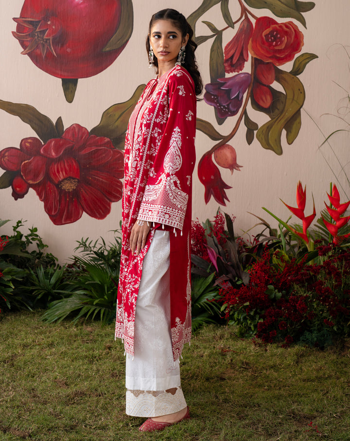 Gulnaar Lawn Kurta Set