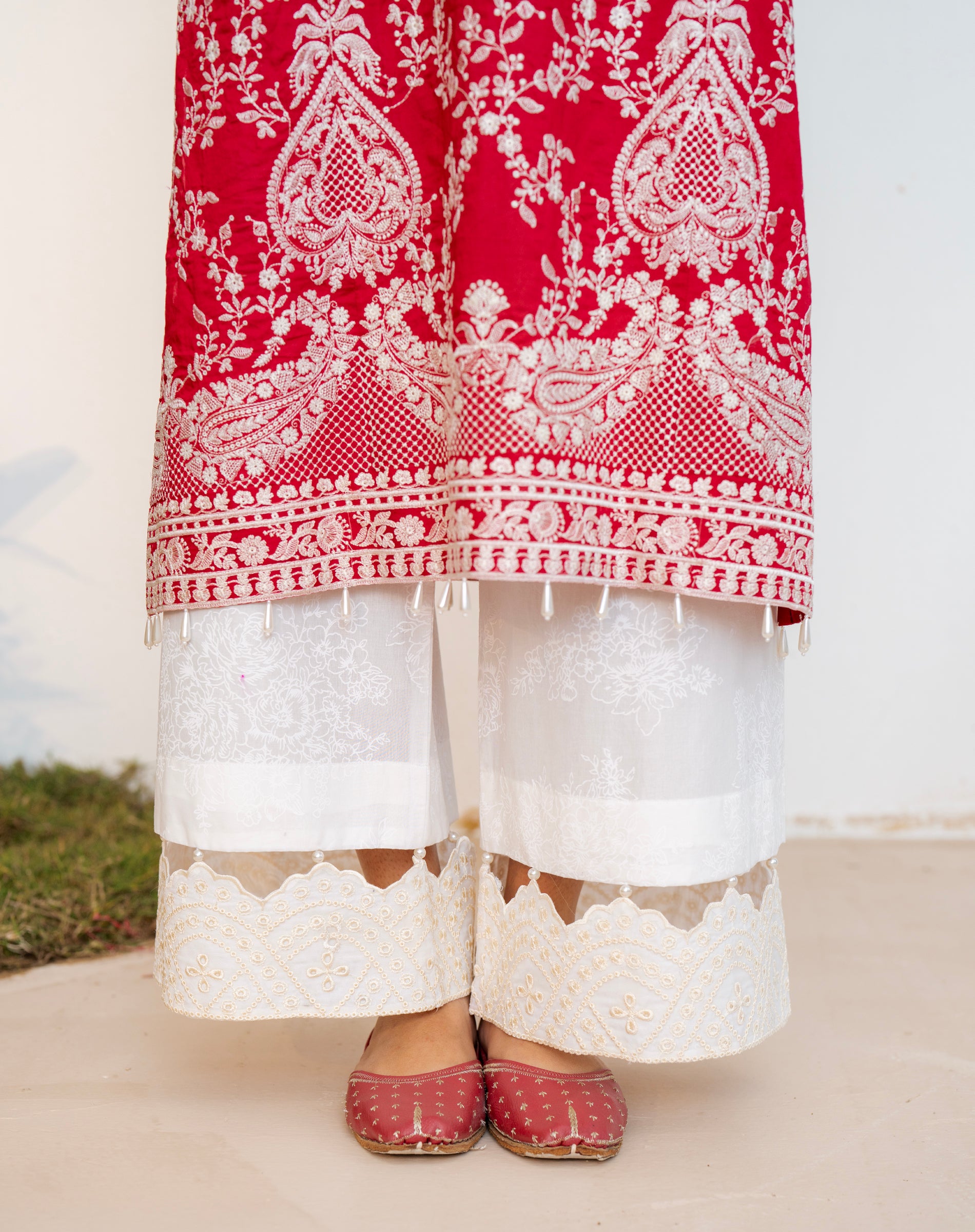 Gulnaar Lawn Kurta Set
