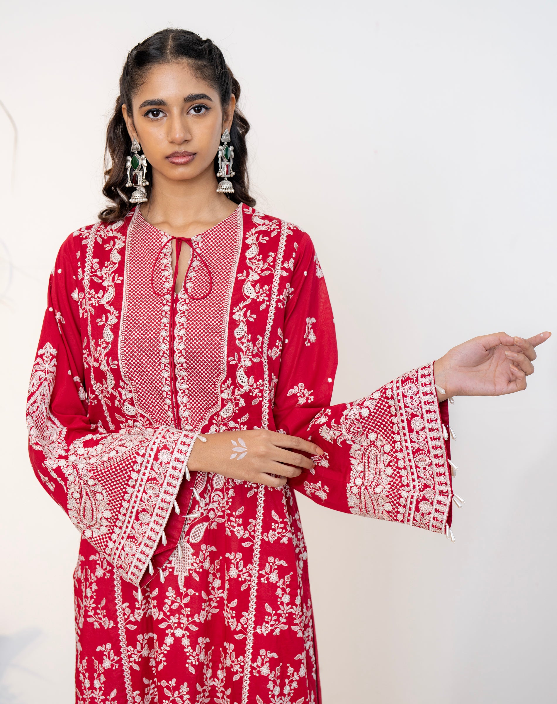 Gulnaar Lawn Kurta Set