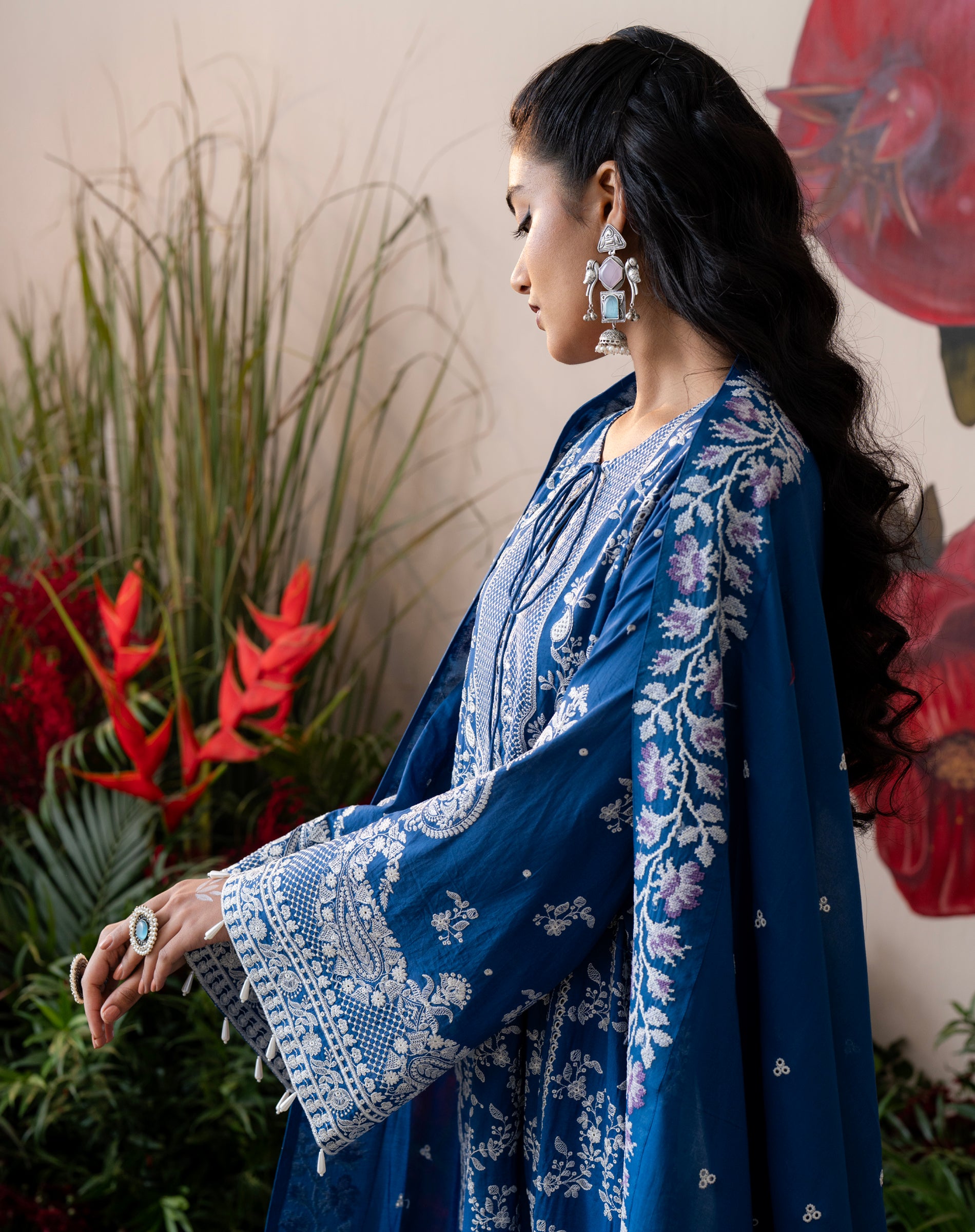Neelam Jaal Lawn Set