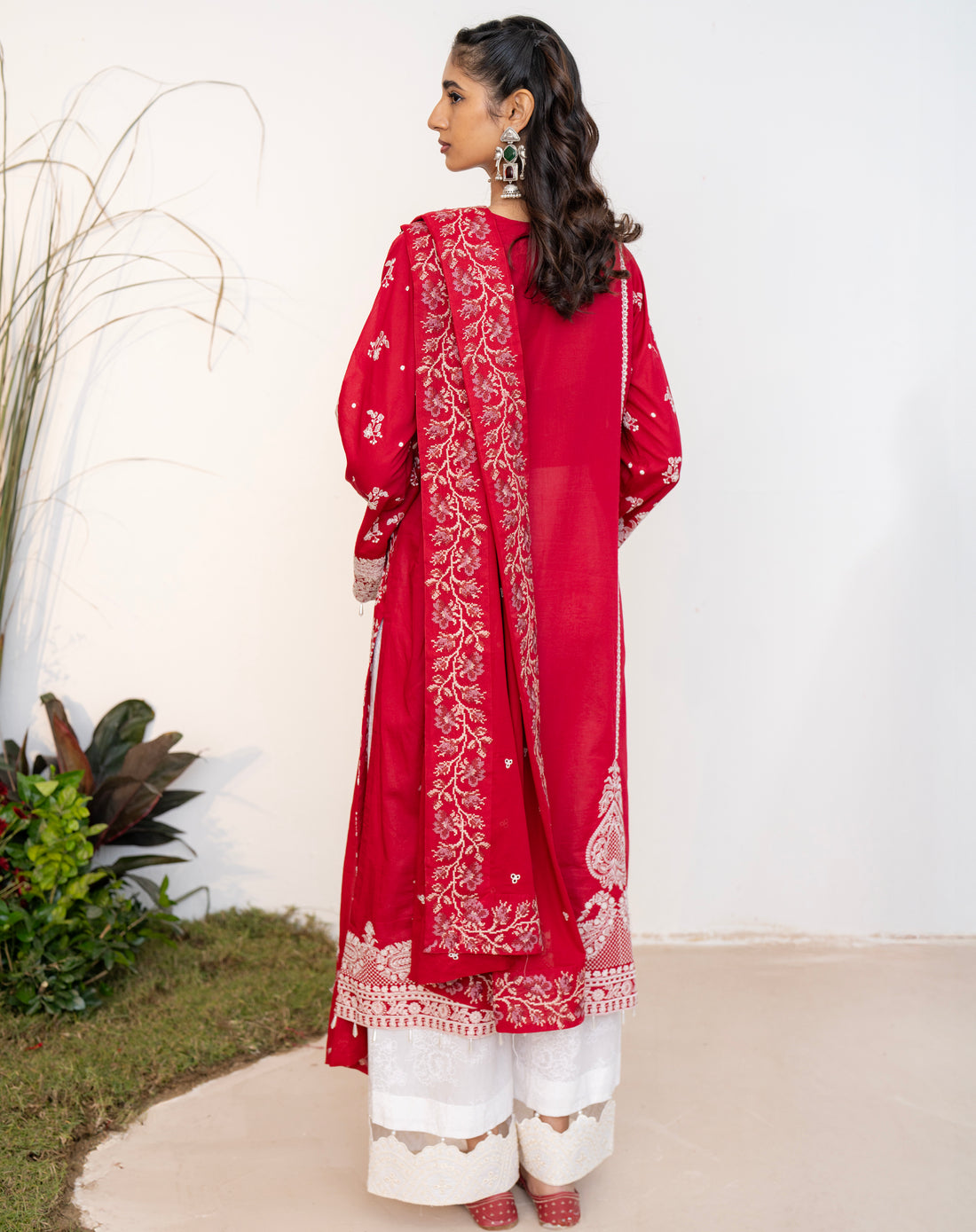 Gulnaar Lawn Kurta Set