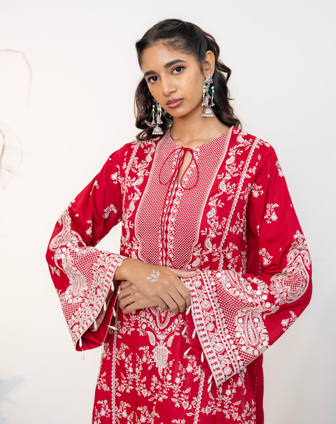 Gulnaar Lawn Kurta Set