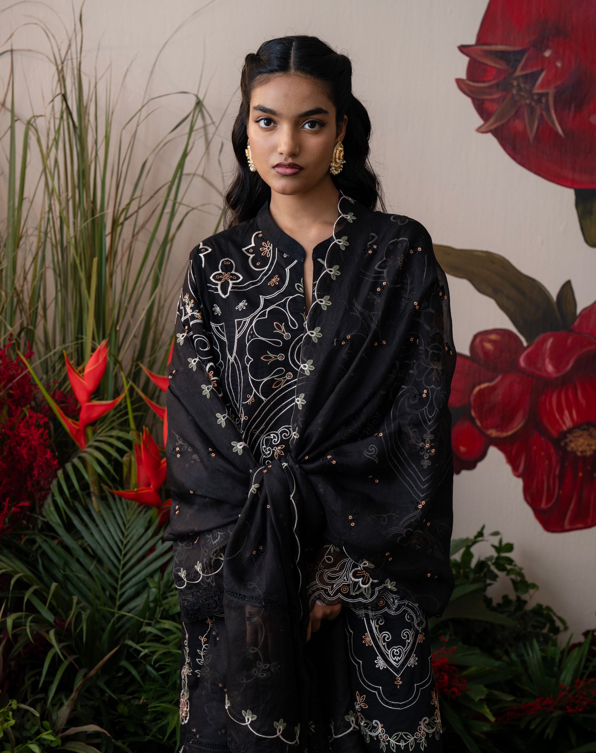 Zeenat Noir Lawn Kurta set