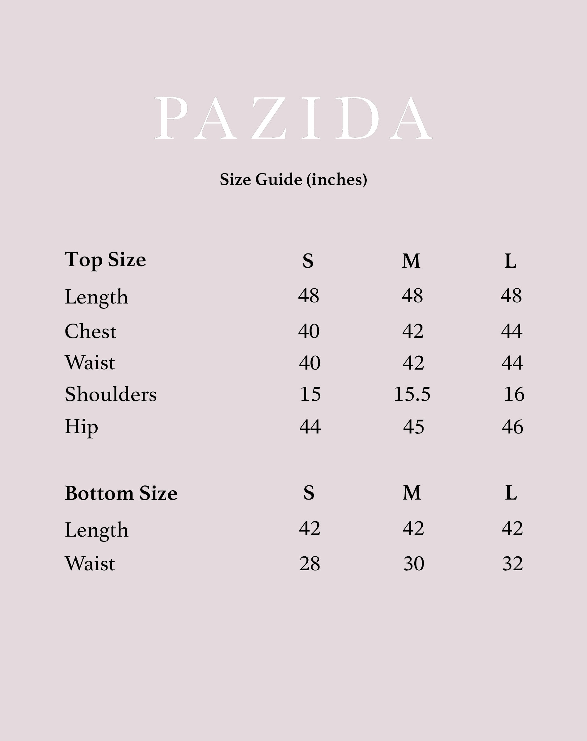 Desktop Size Guide