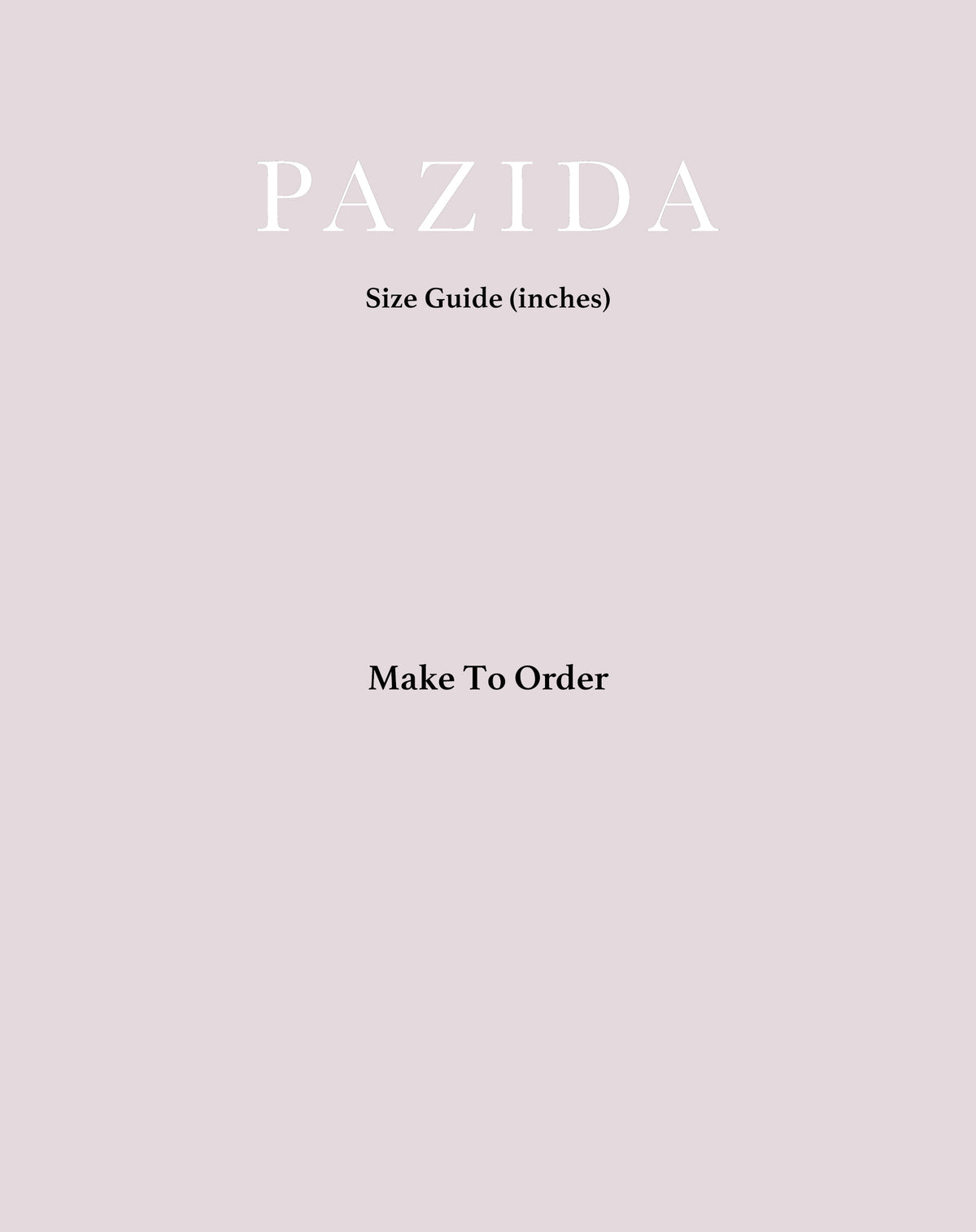 Mobile Size Guide