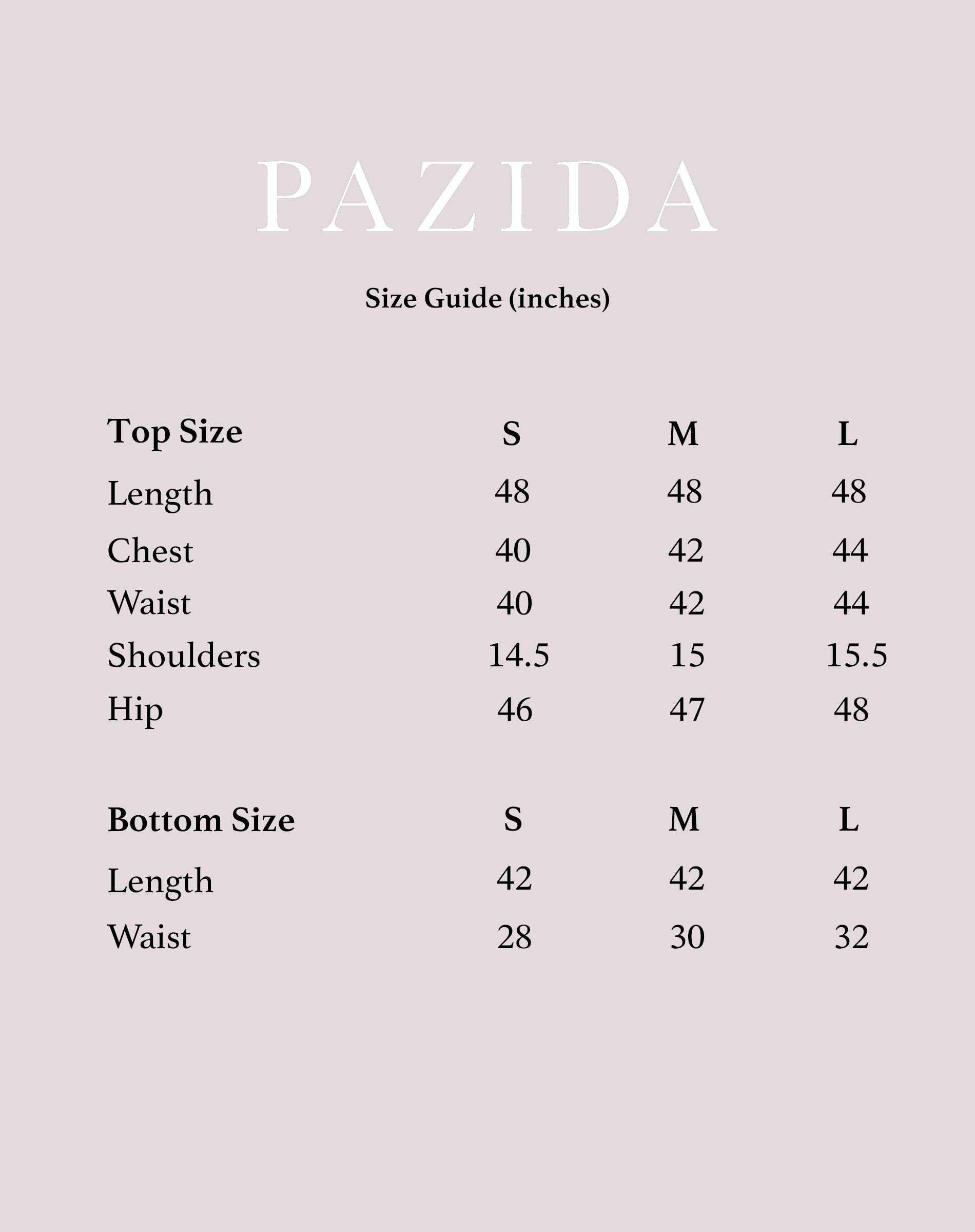Desktop Size Guide
