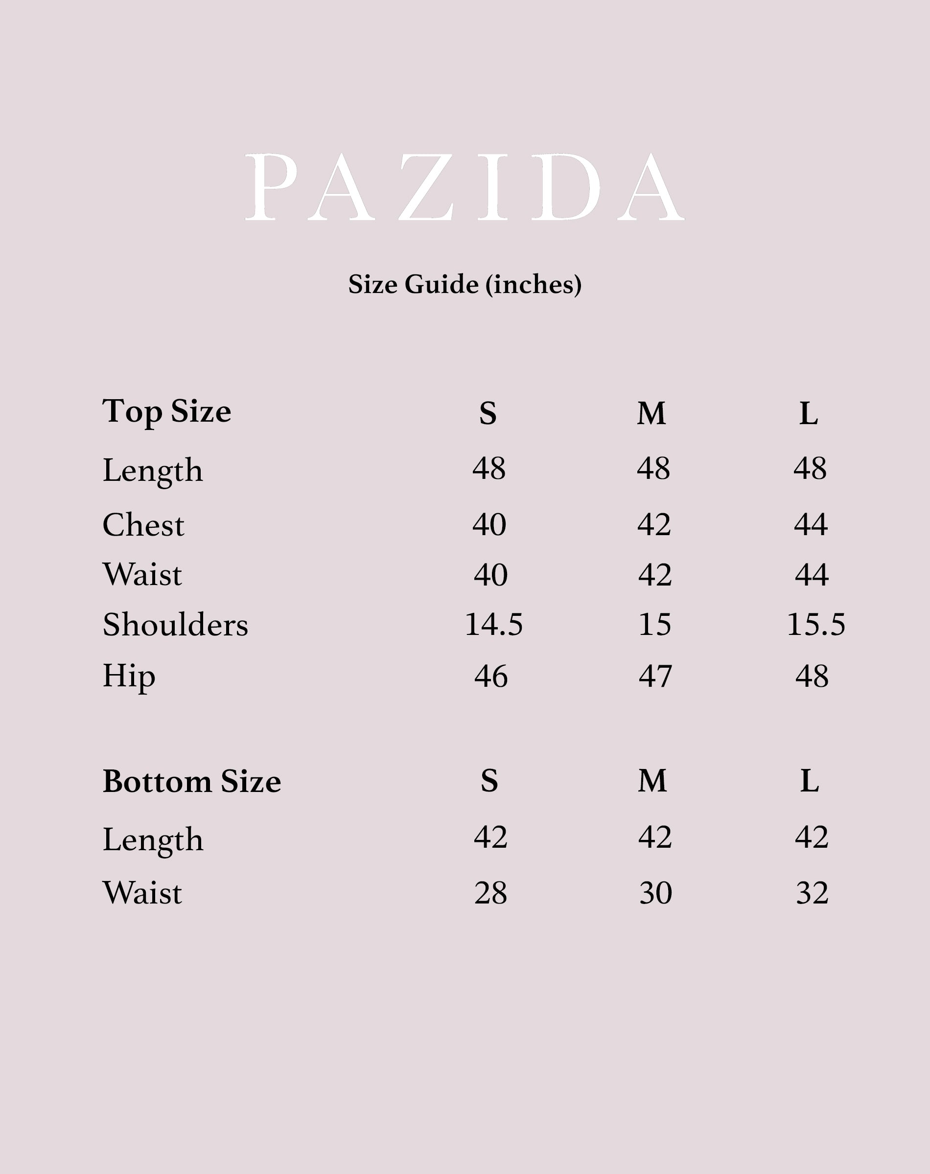 Desktop Size Guide