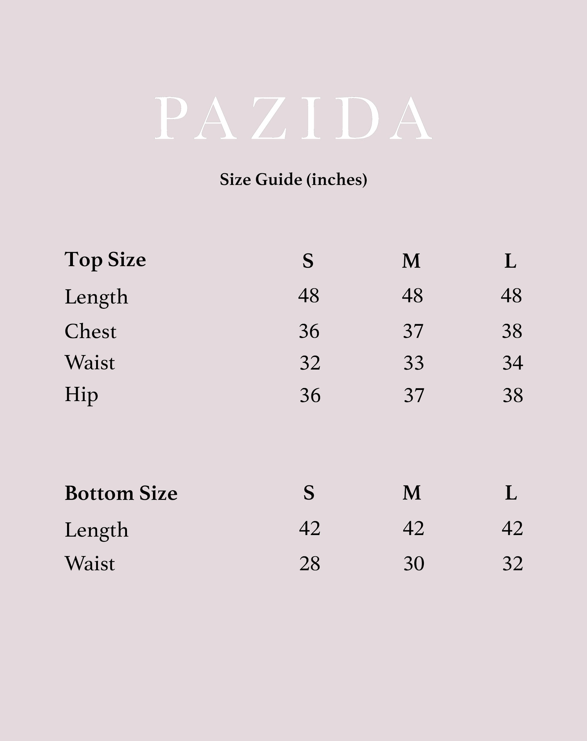 Desktop Size Guide