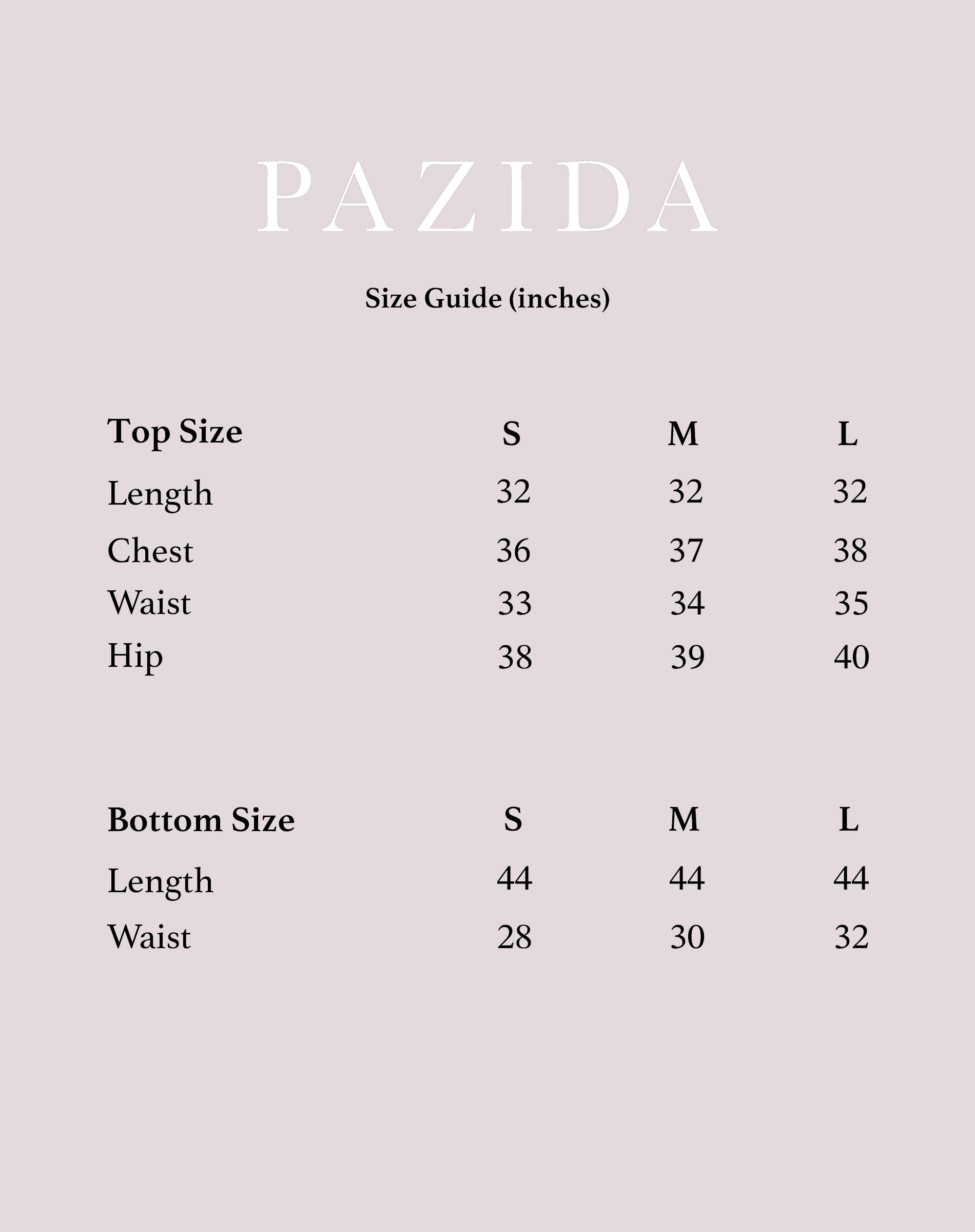 Desktop Size Guide